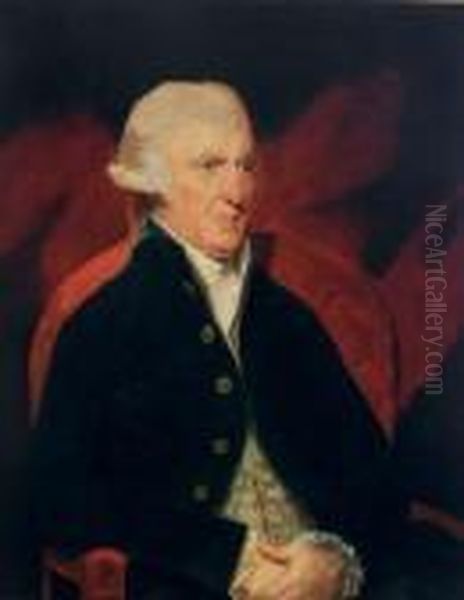 Portrait Of Sir John Inglis Bart. Oil Painting by Sir Henry Raeburn