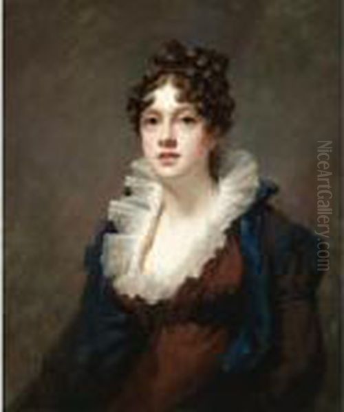 Portrait Of The Hon. Mrs Grant Of Kilgraston (1795-1822) Oil Painting by Sir Henry Raeburn