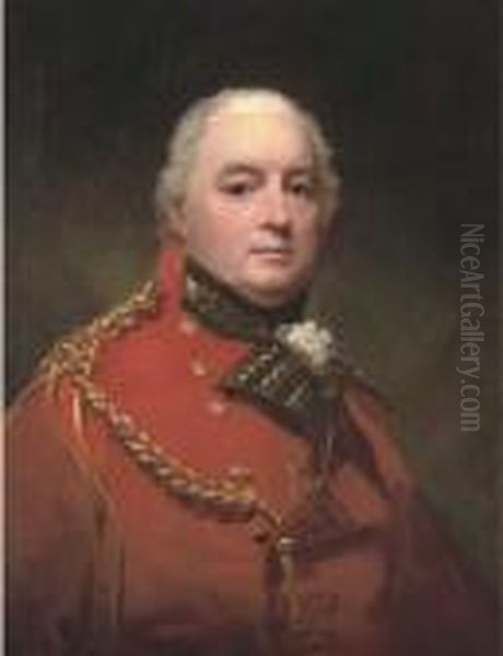 Portrait Of General Drummond, Half-length, In Militaryuniform by Sir Henry Raeburn