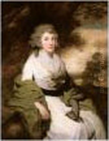 Portrait Of Mrs John Parish Oil Painting by Sir Henry Raeburn