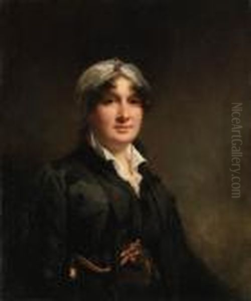 Portrait Of Mrs James Law, Ne Jane Robinson Oil Painting by Sir Henry Raeburn