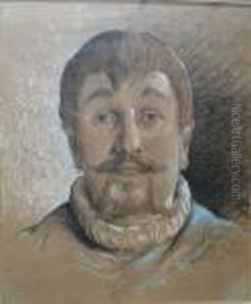 Portrait D'homme Oil Painting by Jean-Francois Raffaelli