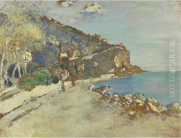 Beaulieu-sur-mer Oil Painting by Jean-Francois Raffaelli