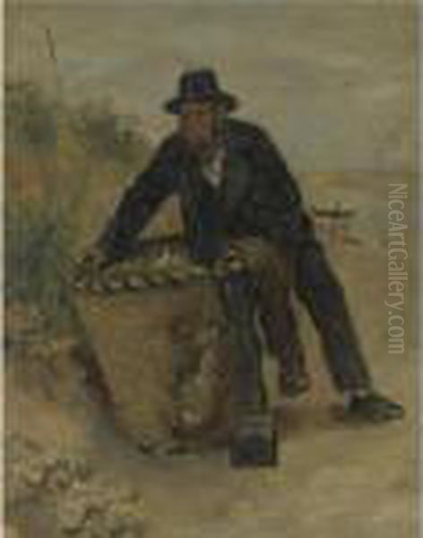 Le Chiffonier (the Ragpicker) Oil Painting by Jean-Francois Raffaelli