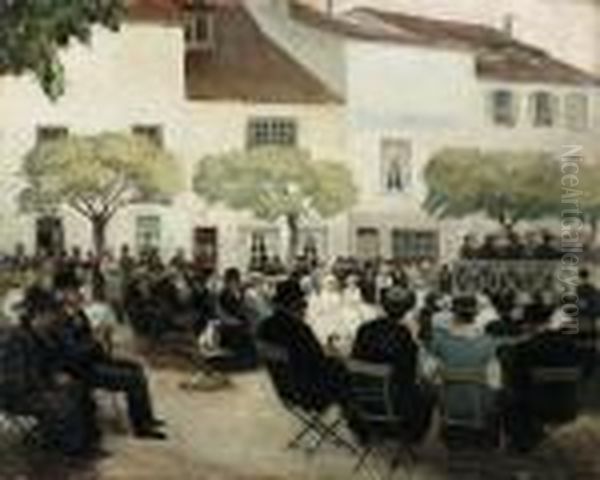 Le Concert Public
Signed 'j.f. Raffaelli' (lower Left) Oil Painting by Jean-Francois Raffaelli