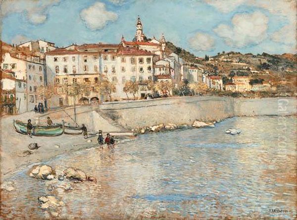 Menton
Signed 'jf Raffalli' (lower Right) Oil Painting by Jean-Francois Raffaelli