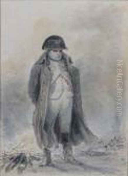 Portrait De Napoleon Ier Oil Painting by Auguste Raffet