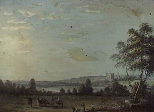 Rochester Oil Painting by Paul Sandby