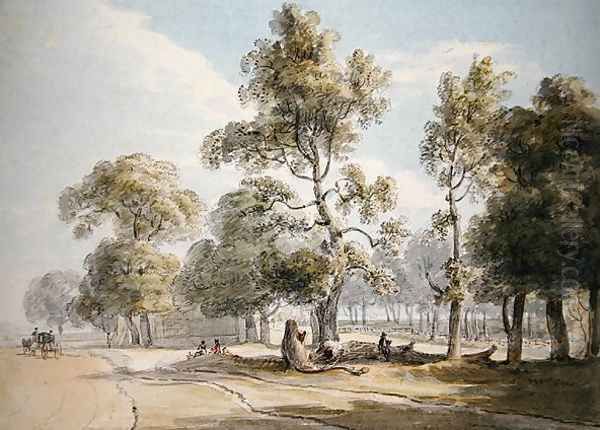 Powder Magazine, Hyde Park Oil Painting by Paul Sandby