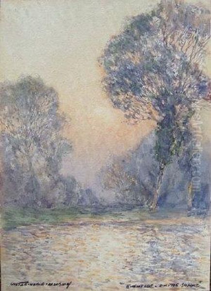 Eventide On The Somme Oil Painting by Victor Noble Rainbird