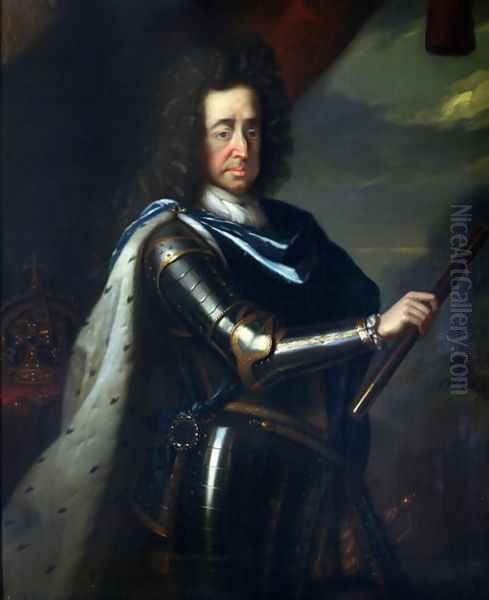 King William III Oil Painting by Godfried Schalcken