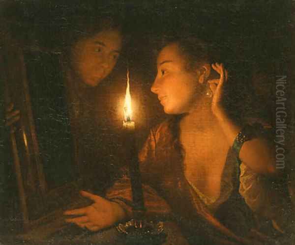 Untitled Oil Painting by Godfried Schalcken