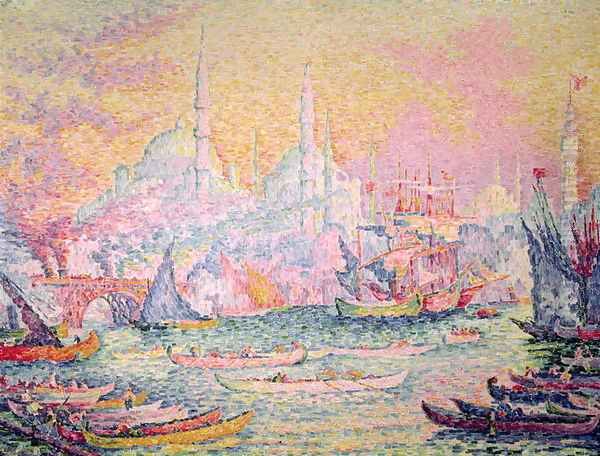 Istanbul, 1907 Oil Painting by Paul Signac