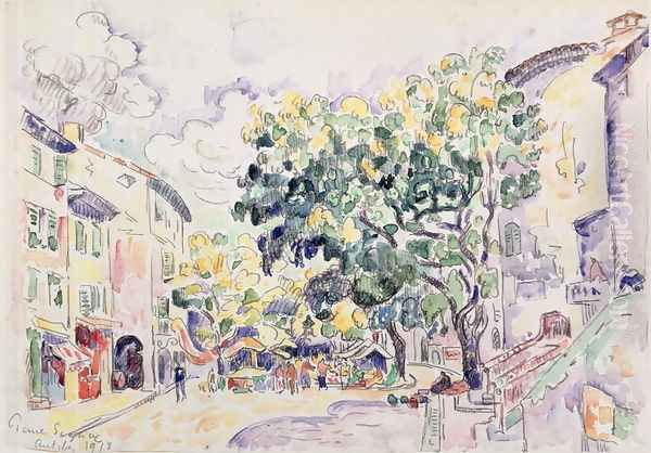 Antibes, 1918 Oil Painting by Paul Signac