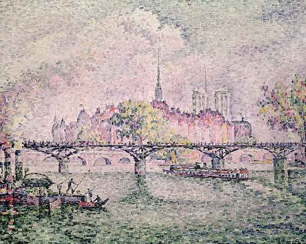 Ile de la Cite, Paris, 1912 Oil Painting by Paul Signac