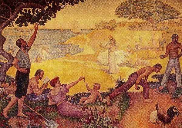 At the time of harmony Oil Painting by Paul Signac