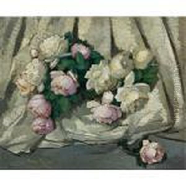 Rosas Oil Painting by Alfredo Ramos Martinez