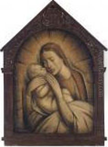 La Madonna Mexicana Oil Painting by Alfredo Ramos Martinez