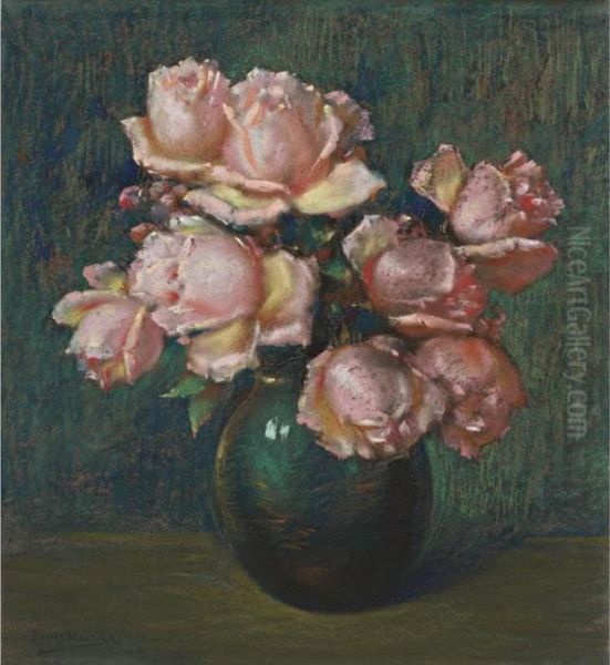 Rosas Oil Painting by Alfredo Ramos Martinez