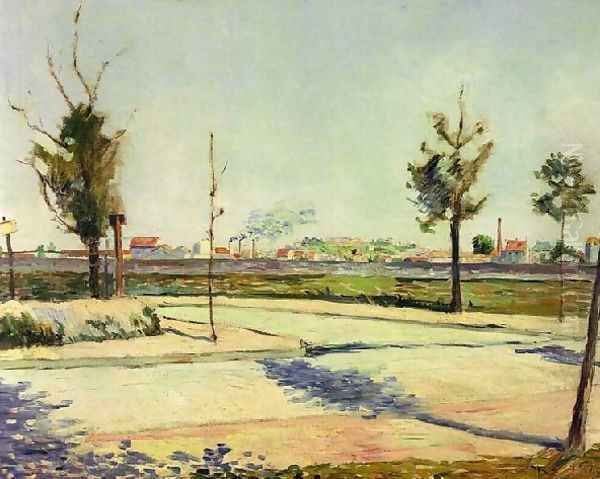 Road To Gennevilliers Oil Painting by Paul Signac