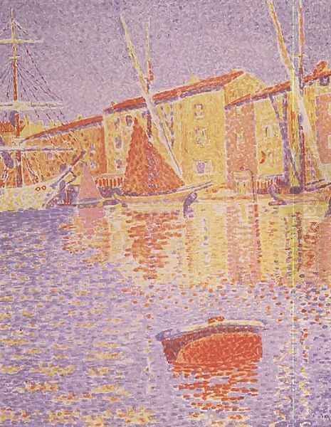 Buoy, Port of St. Tropez, 1894 Oil Painting by Paul Signac