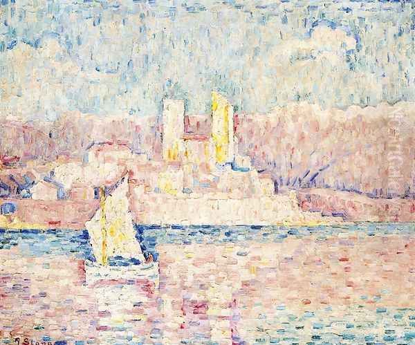 Cap d'Antibes Oil Painting by Paul Signac