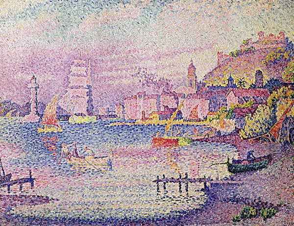 Leaving the Port of Saint-Tropez, 1902 Oil Painting by Paul Signac