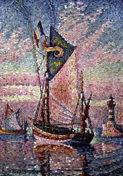 The Port at Concarneau Oil Painting by Paul Signac