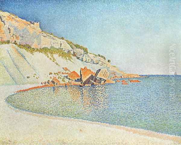 Cote d'Azur, 1889 Oil Painting by Paul Signac