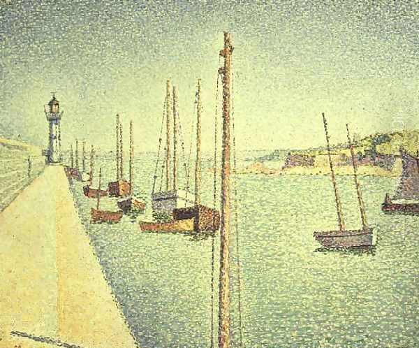 Portrieux, Brittany, 1888 Oil Painting by Paul Signac