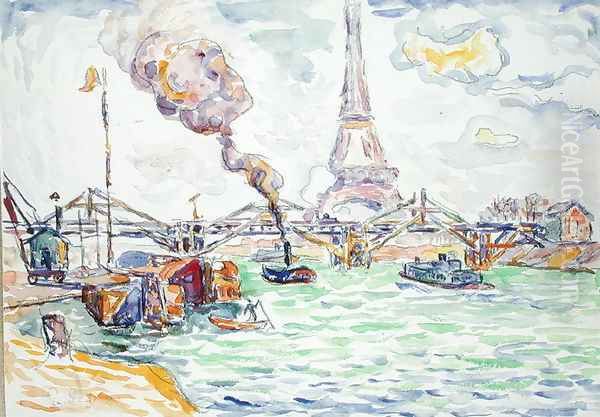 Passy, c.1898 Oil Painting by Paul Signac