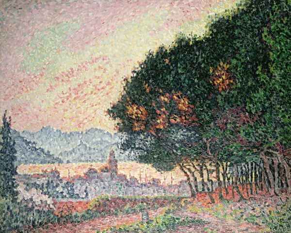 Forest near St. Tropez, 1902 Oil Painting by Paul Signac