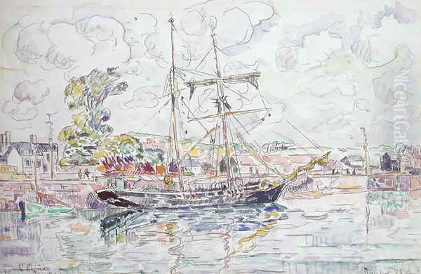 Paimpol, 1930 Oil Painting by Paul Signac