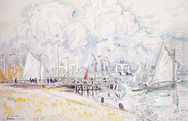 Le Crotoy, 1930 Oil Painting by Paul Signac