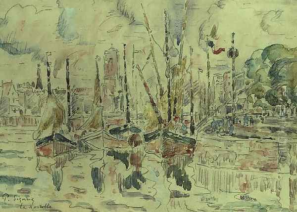 La Rochelle 2 Oil Painting by Paul Signac