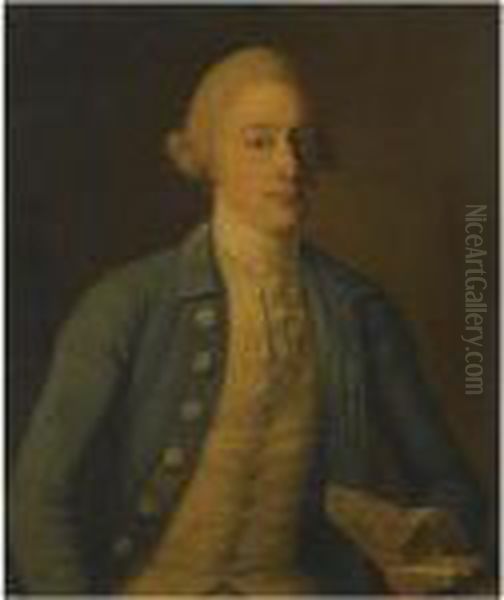 Portrait Of A Gentleman Oil Painting by Allan Ramsay