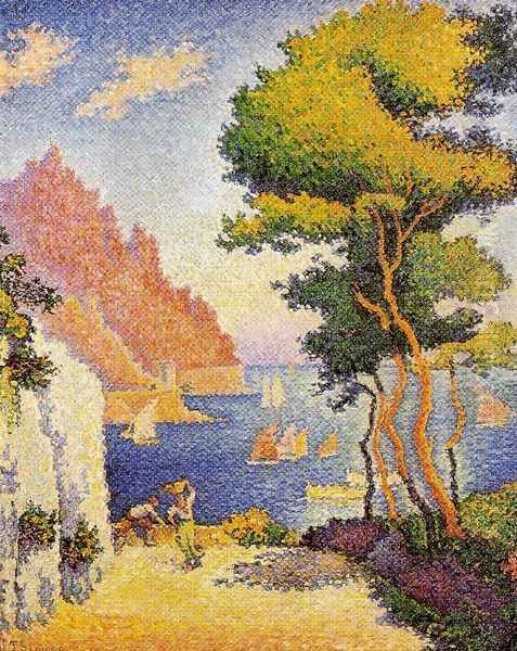 Capo di Noli Oil Painting by Paul Signac