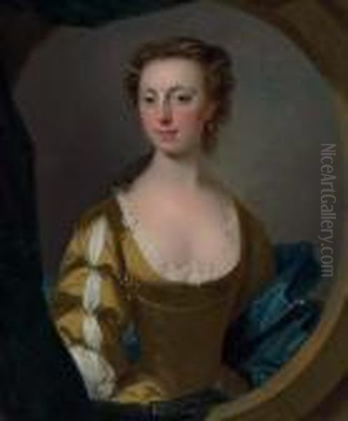 Portrait Of A Lady Oil Painting by Allan Ramsay