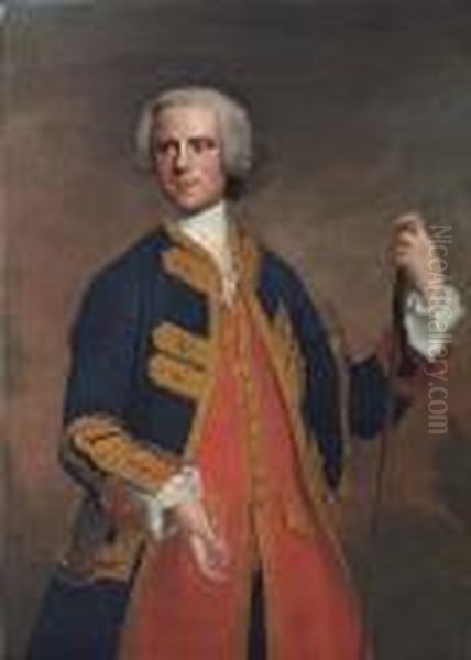 Portrait Of A Gentleman Oil Painting by Allan Ramsay