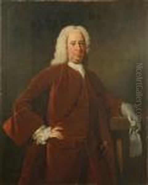 John Fitzgerald Villiers Oil Painting by Allan Ramsay