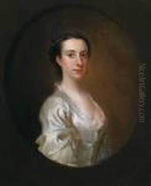 Ritratto Di Giovane Donna Oil Painting by Allan Ramsay