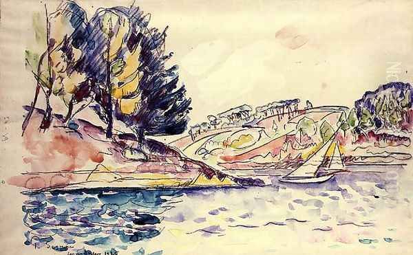 Lezardrieux, 1925 Oil Painting by Paul Signac