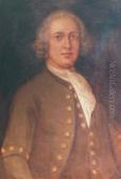 Portrait Of A Gentleman, Said To Be Mr. Allan Hammond Oil Painting by Allan Ramsay