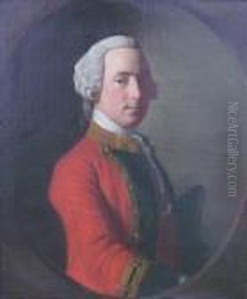 Sirjames Suttie Of Belgone, Haddington Oil Painting by Allan Ramsay