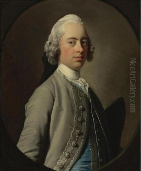 Portrait Of Sir Henry Mainwaring, 4th Bt. (1726-1797) Oil Painting by Allan Ramsay