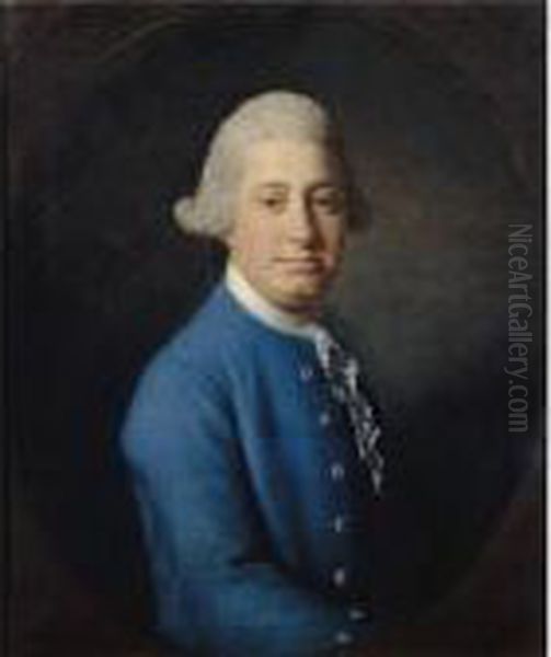 Portrait Of Lock Rollinson Of Chadlington, Oxfordshire (d.1788) Oil Painting by Allan Ramsay