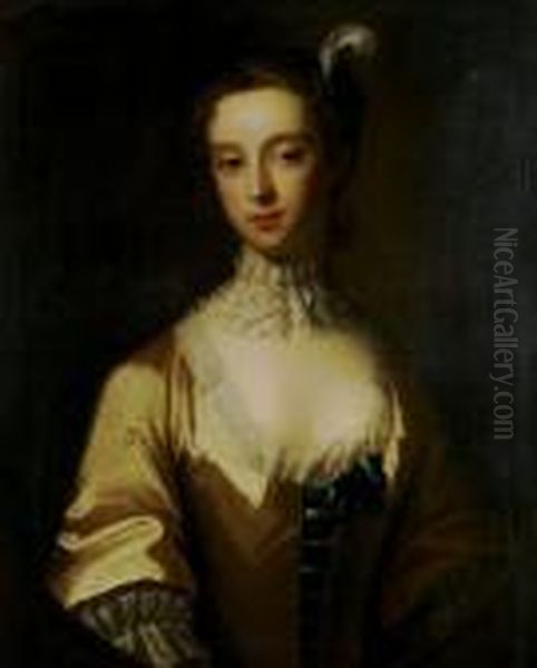 Portrait Of A Lady Oil Painting by Allan Ramsay