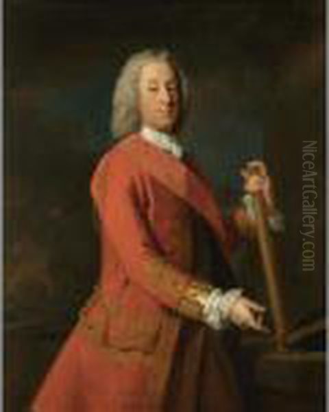 Portrait Of General Sir James Campbell Of Lawers Oil Painting by Allan Ramsay