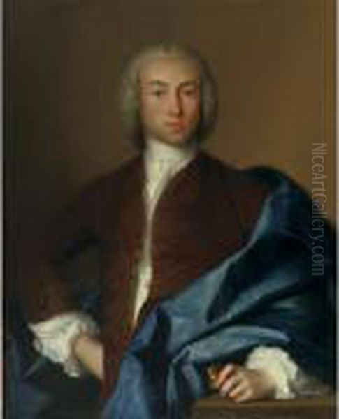 Portrait Of A Gentleman Oil Painting by Allan Ramsay