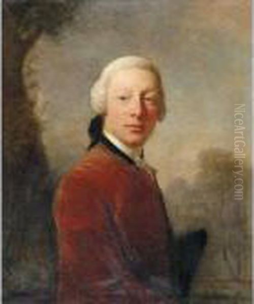 Portrait Of A Gentleman Oil Painting by Allan Ramsay